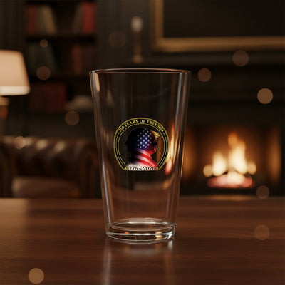 Past to Present Silhouette  Pint Glass — 16oz.