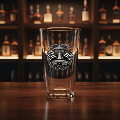 250th Birth of A Nation Pint Glass – 16oz.